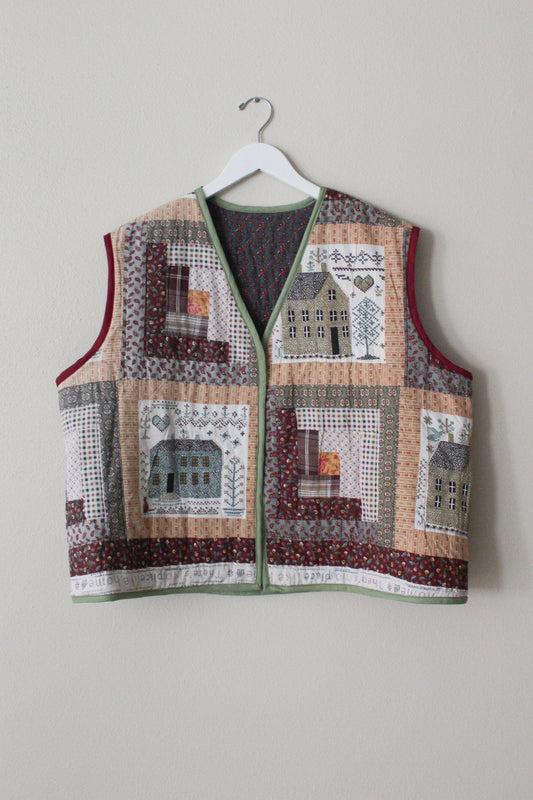 There's No Place Like Home Quilt Vest