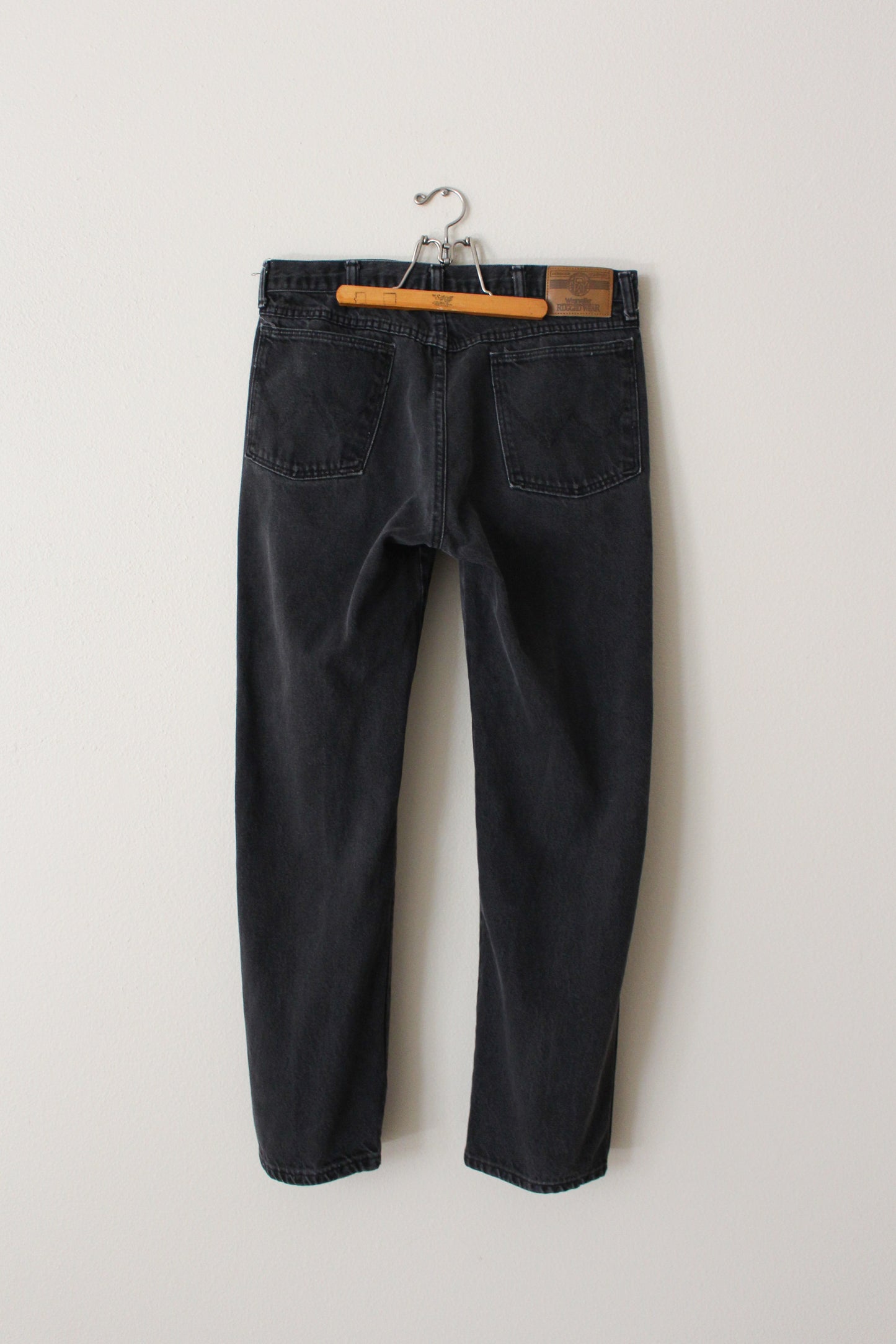 vintage wrangler black jeans denim 