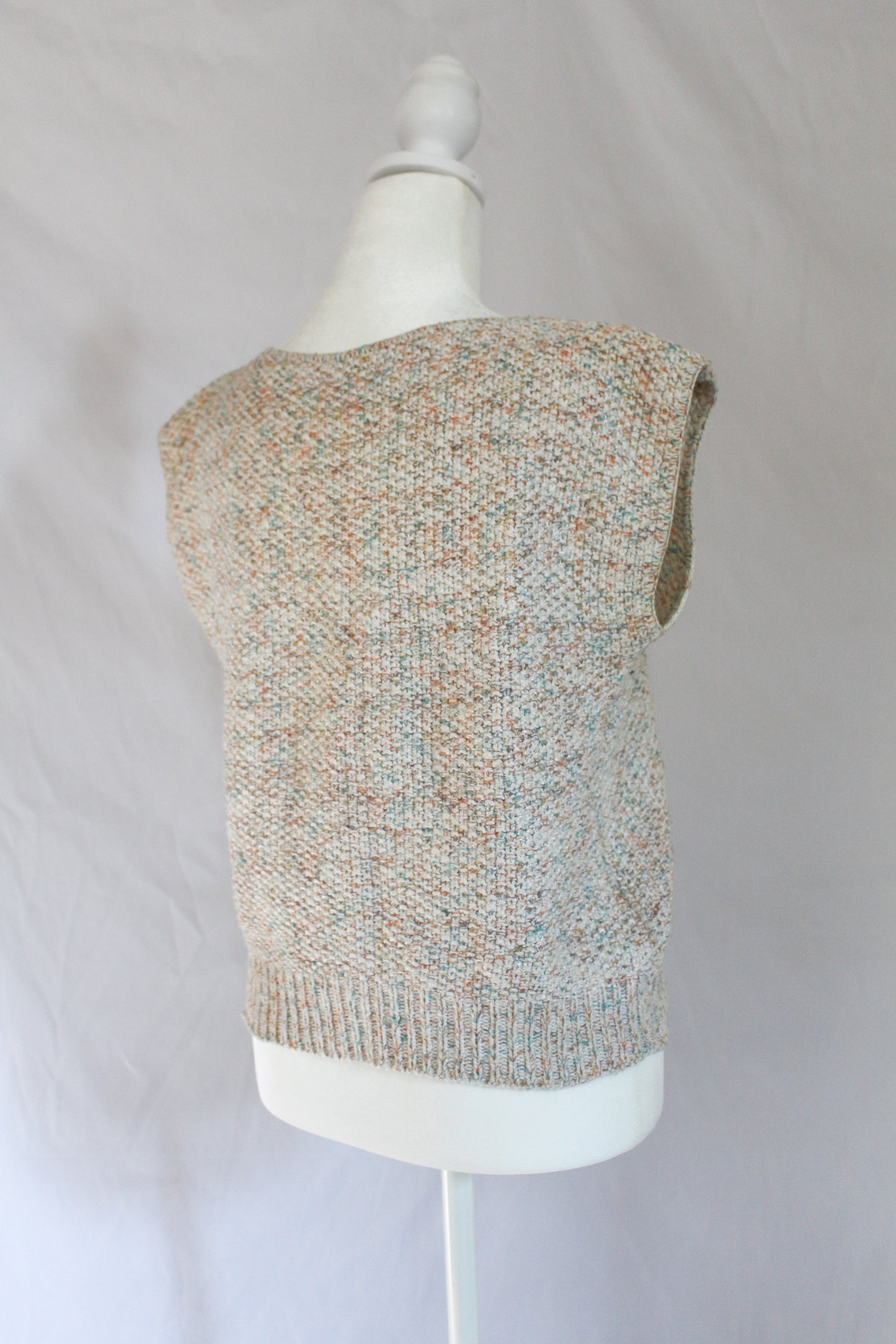 Multicolor Knit Sweater Vest