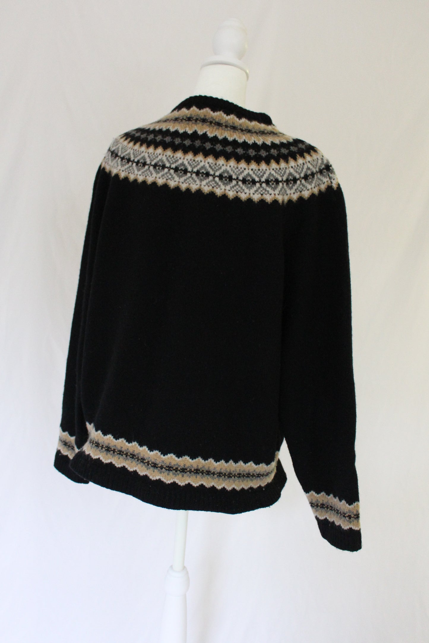 vintage eddie bauer fair isle pullover, sweater, pre-owned fair isle sweater