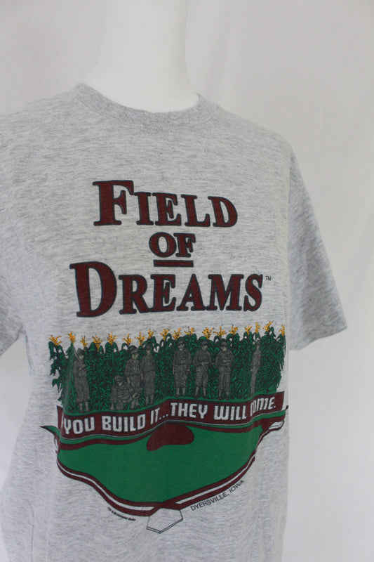vintage field of dreams graphic tee, field of dreams t-shirt