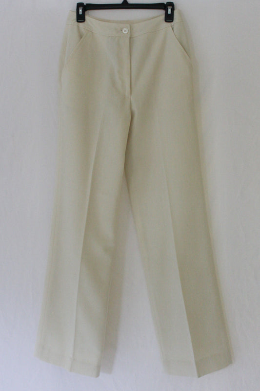 vintage cream trousers. cream wide leg trousers