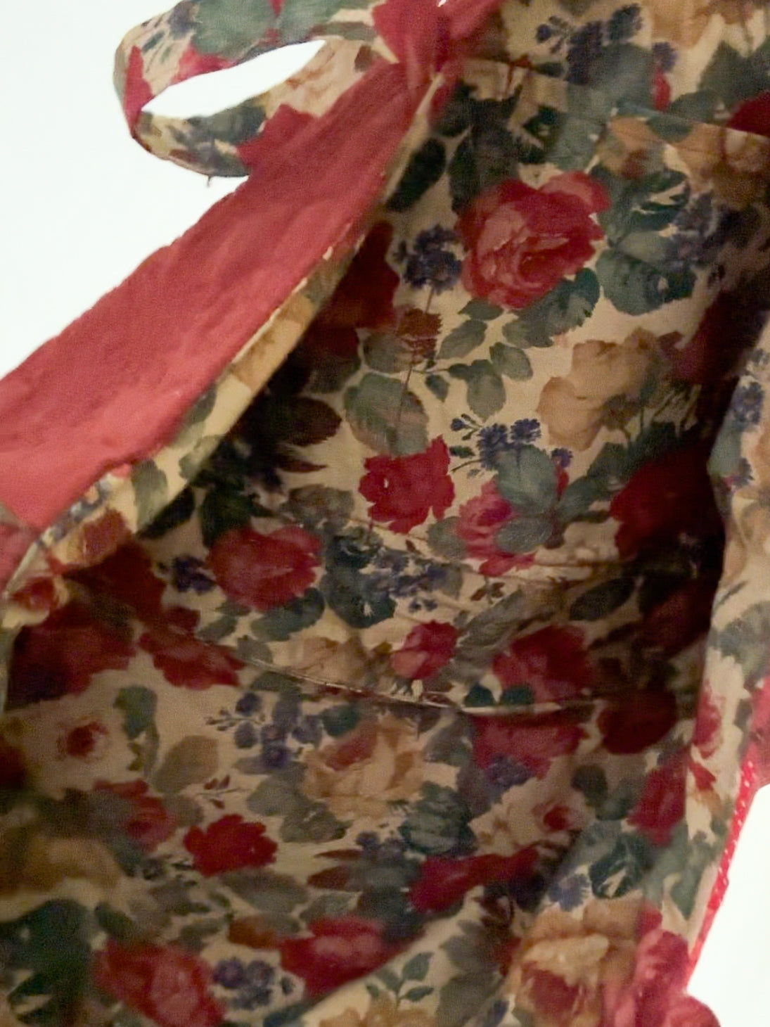 interior lining of quilt purse 