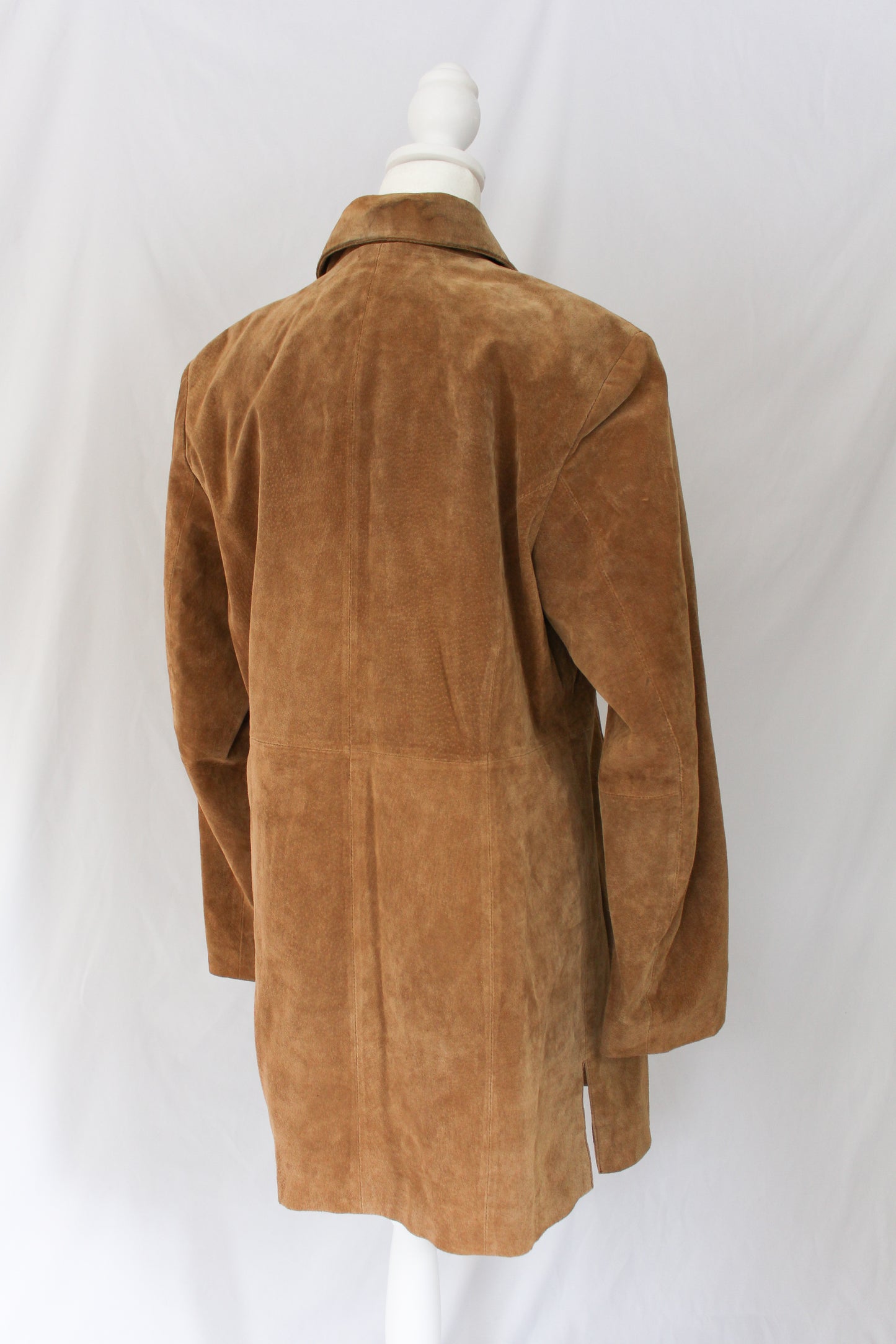light brown suede leather jacket