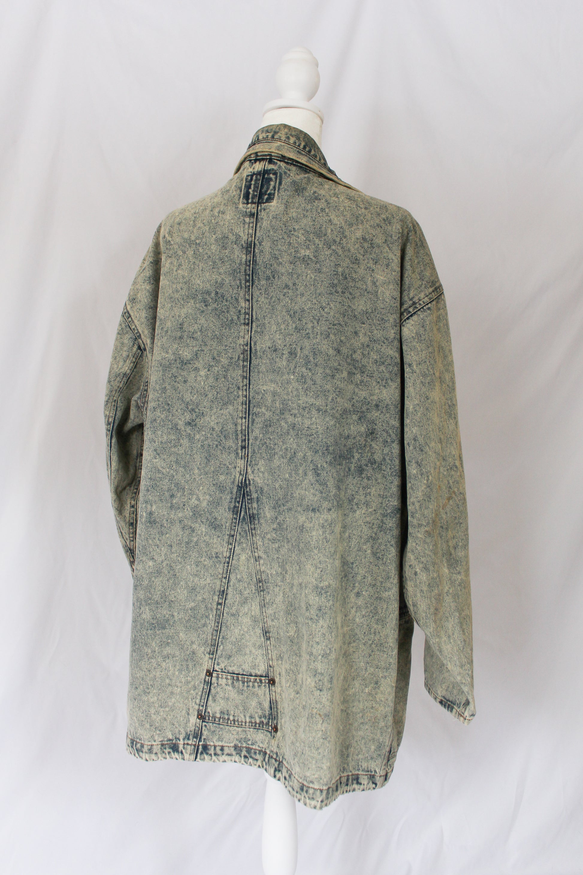 distressed denim jacket vintage
