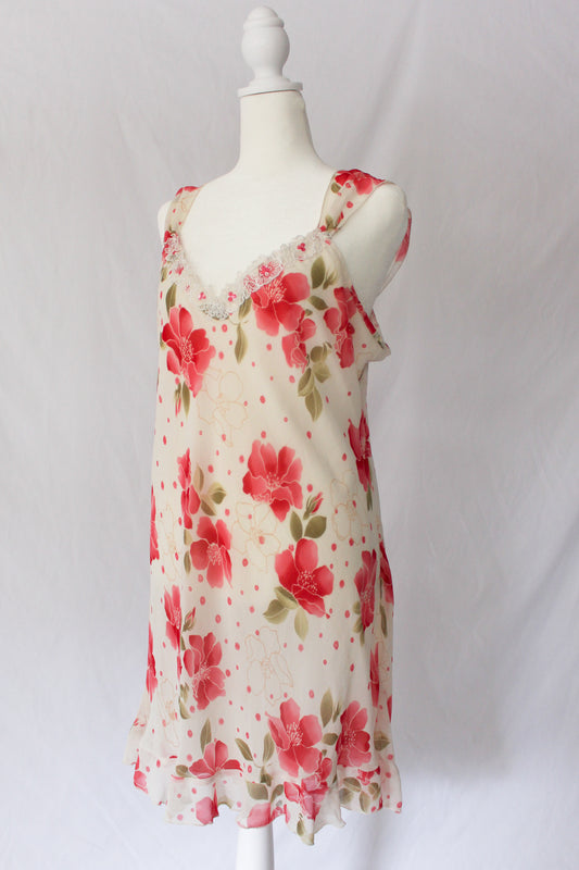 Vintage Floral Slip Dress